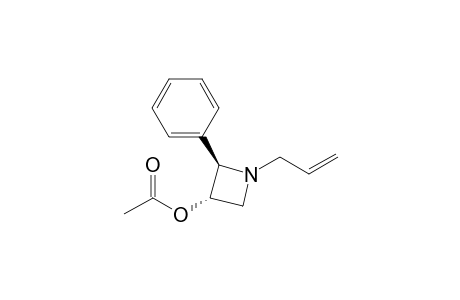 trans-1-Allyl-3-acetoxy-2-phenylazetidine