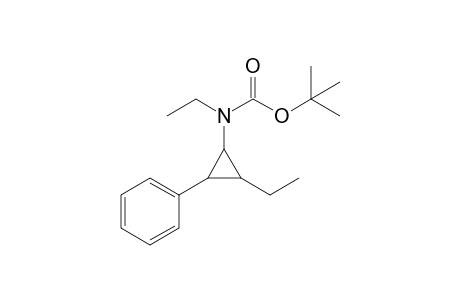 N-Boc-N-ethyl-2-ethyl-3-phenylcyclopropylamine