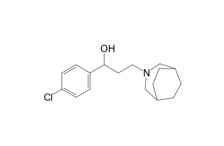 alpha-(p-chlorophenyl)-3-azabicyclo[3.2.2]nonane-3-propanol