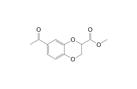 6-Acetyl-2,3-dihydro-1,4-benzodioxin-3-carboxylic acid methyl ester