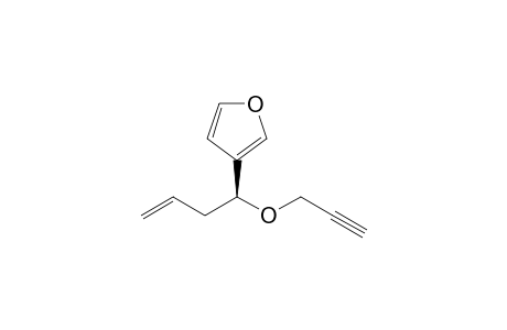 (-)-(S)-3-[1-(Prop-2-ynyloxy)but-3-enyl]furan