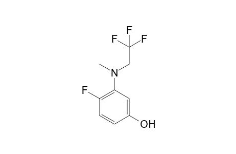 2-Fluoro-5-hydroxy-N-methyl-N-(2,2,2-trifluoroethyl)aniline