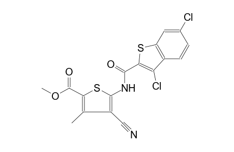 methyl 4-cyano-5-{[(3,6-dichloro-1-benzothien-2-yl)carbonyl]amino}-3-methyl-2-thiophenecarboxylate