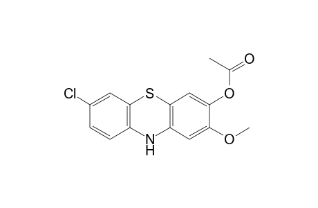 7-chloro-2-methoxyphenothiazin-3-ol, acetate(ester)