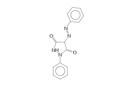 1-Phenyl-4-[(E)-phenyldiazenyl]-3,5-pyrazolidinedione