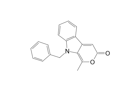 Pyrano[3,4-b]indol-3(9H)-one, 1-methyl-9-(phenylmethyl)-