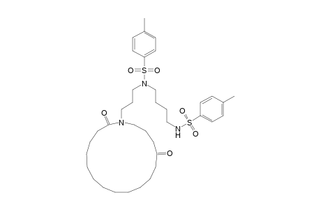 Benzenesulfonamide, N-[3-(2,14-dioxoazacycloheptadec-1-yl)propyl]-4-methyl-N-[4-[[(4-methylphenyl)sulfonyl]amino]butyl]-