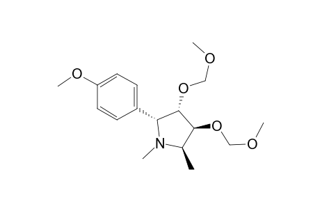 (2R,3S,4S,5S)3,4-bis[(methoxymethyl)oxy]-2-(p-methoxyphenyl)-1,5-dimethylpyrrolidine