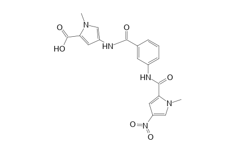 1-(2-Carboxy-N-methylpyrrole)carboxamido]-3-[2-(N-methyl-4-nitropyrrole)carboxamido]benzene