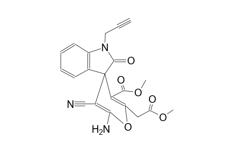 methyl (3R)-6'-amino-5'-cyano-2'-(2-methoxy-2-oxoethyl)-2-oxo-1-prop-2-ynylspiro[indole-3,4'-pyran]-3'-carboxylate methyl (3R)-6'-amino-5'-cyano-2'-(2-methoxy-2-oxo-ethyl)-2-oxo-1-prop-2-ynyl-spiro[indoline-3,4'-pyran]-3'-carboxylate (3R)-6'-amino-5'-cyano-2'-(2-methoxy-2-oxoethyl)-2-oxo-1-prop-2-ynyl-3'-spiro[indoline-3,4'-pyran]carboxylic acid methyl ester (3R)-6'-amino-5'-cyano-2-keto-2'-(2-keto-2-methoxy-ethyl)-1-propargyl-spiro[indoline-3,4'-pyran]-3'-carboxylic acid methyl ester methyl (3R)-6'-amino-5'-cyano-2'-(2-methoxy-2-oxo-ethyl)-2-oxo-1-prop-2-ynyl-spiro[indole-3,4'-pyran]-3'-carboxylate