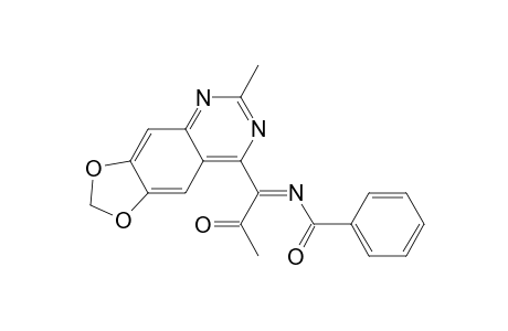 Benzamide, N-[1-(6-methyl-1,3-dioxolo[4,5-g]quinazolin-8-yl)-2-oxopropylidene]-