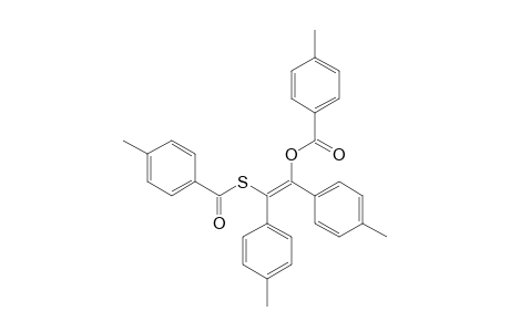 (Z)-.alpha.-(4-Methylbenzoyloxy)-.beta.-(4-methylbenzoylthio)-4,4'-dimethylstilbene