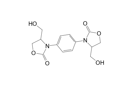 2-Oxazolidinone, 3,3'-(1,4-phenylene)bis[4-(hydroxymethyl)-