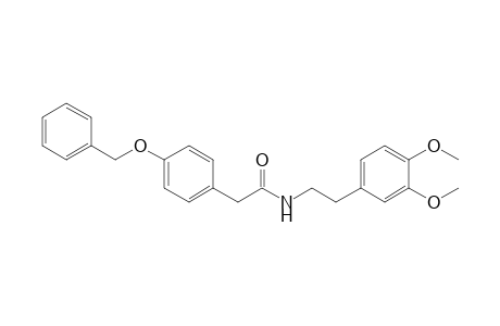 2-(4-Benzyloxyphenyl)-N-[2-(3,4-dimethoxyphenyl)ethyl]acetamide