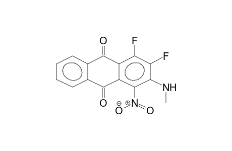 1-NITRO-2-METHYLAMINO-3,4-DIFLUOROANTHRAQUINONE