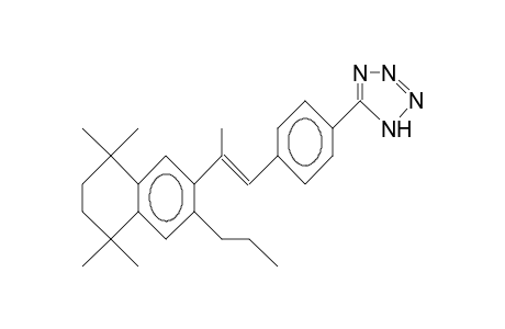 1-(4-[5-Tetrazolyl]-phenyl)-trans-2-(1,1,4,4-tetramethyl-7-propyl-6-tetralinyl)-propene
