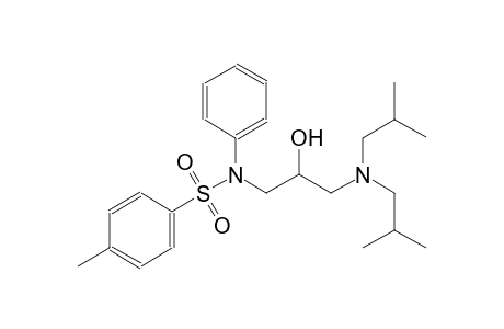 benzenesulfonamide, N-[3-[bis(2-methylpropyl)amino]-2-hydroxypropyl]-4-methyl-N-phenyl-