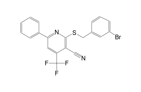 3-pyridinecarbonitrile, 2-[[(3-bromophenyl)methyl]thio]-6-phenyl-4-(trifluoromethyl)-