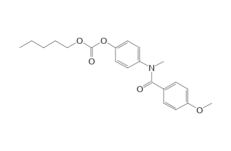 Carbonic acid, 4-[(4-methoxybenzoyl)methylamino]phenyl pentyl ester