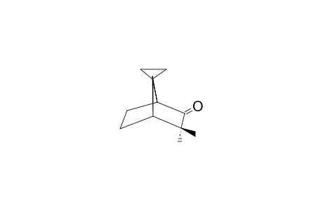 3,3-Dimethyl-7-spirocyclopropyl-norbornan-2-one