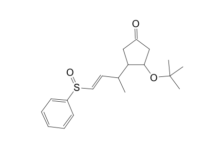 (1'R,2'E,3SR,4RS,RsSs) 3-(1,1-dimethylethoxy)-4-[1'-methyl-3'-(phenylsulfinyl)prop-2'-enyl]cyclopentanone