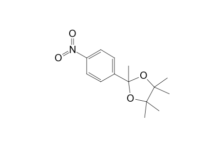 2,4,4,5,5-Pentamethyl-2-(4-nitrophenyl)-1,3-dioxolane