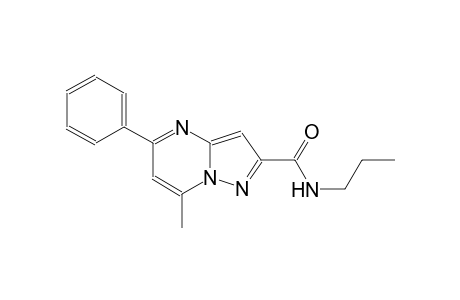 7-methyl-5-phenyl-N-propylpyrazolo[1,5-a]pyrimidine-2-carboxamide
