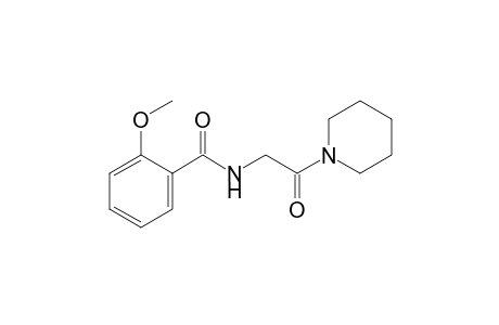 N-[(piperidinocarbonyl)methyl]-o-anisamide