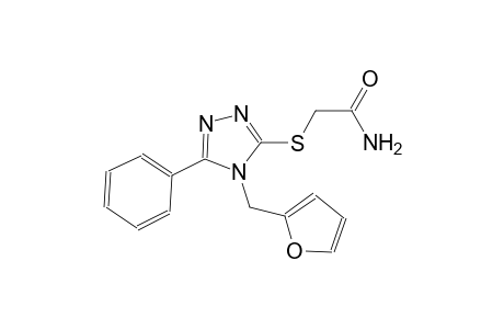 2-{[4-(2-furylmethyl)-5-phenyl-4H-1,2,4-triazol-3-yl]sulfanyl}acetamide