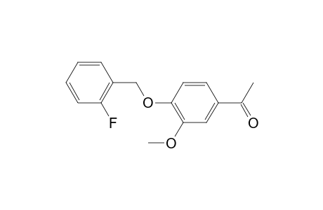 1-Ethanone, 1-[4-[(2-fluorophenyl)methoxy]-3-methoxyphenyl]-