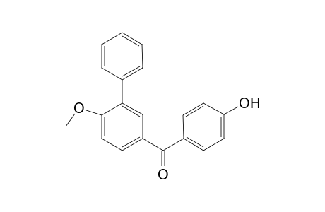 (4-Hydroxyphenyl)-(6-methoxybiphenyl-3-yl)-methanone