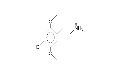 2,4,5-Trimethoxy-phenethylamine cation
