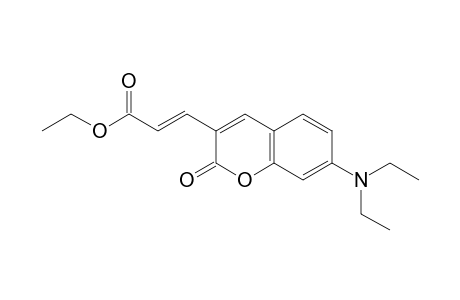 2-Propenoic acid, 3-[7-(diethylamino)-2-oxo-2H-1-benzopyran-3-yl]-, ethyl ester