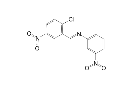 N-[(E)-(2-chloro-5-nitrophenyl)methylidene]-3-nitroaniline