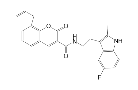 8-allyl-N-[2-(5-fluoro-2-methyl-1H-indol-3-yl)ethyl]-2-oxo-2H-chromene-3-carboxamide