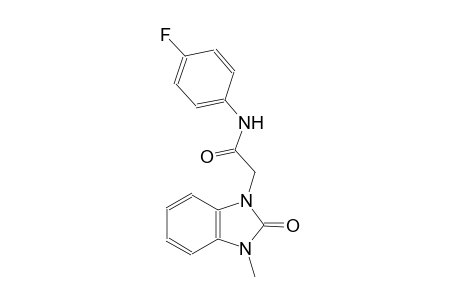 N-(4-fluorophenyl)-2-(3-methyl-2-oxo-2,3-dihydro-1H-benzimidazol-1-yl)acetamide
