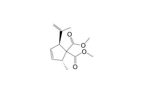 (2R,5S)-Dimethyl 2-methyl-5-(1'-methylethenyl)-3-cyclopentene-1,1-dicarboxylate