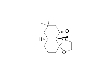 trans-3',4',6',6',4a',8a'-hexahydro-6',6',8a'-trimethylspiro[1,3-dioxolane-2,1'(2'H)-naphthalen]-8'(5'H)-one