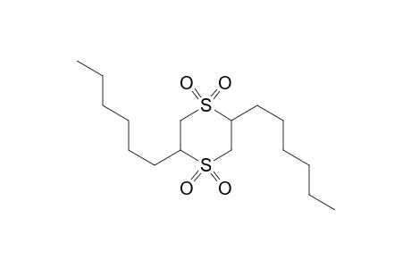 2,5-Dihexyl-1,4-dithiane 1,1,4,4-tetraoxide