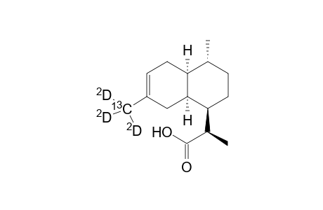 (2R)-2-[(1R,4R,4aS,8aS)-4-methyl-7-(trideuteriomethyl)-1,2,3,4,4a,5,8,8a-octahydronaphthalen-1-yl]propanoic acid
