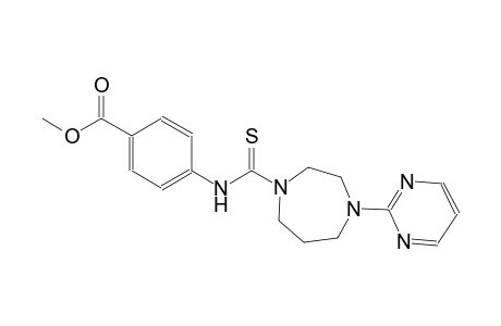 benzoic acid, 4-[[[hexahydro-4-(2-pyrimidinyl)-1H-1,4-diazepin-1-yl]carbonothioyl]amino]-, methyl ester