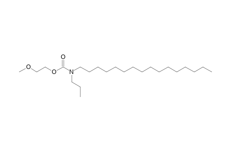 Carbonic acid, monoamide, N-propyl-N-hexadecyl-, 2-methoxyethyl ester