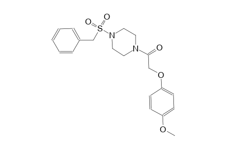 piperazine, 1-[(4-methoxyphenoxy)acetyl]-4-[(phenylmethyl)sulfonyl]-