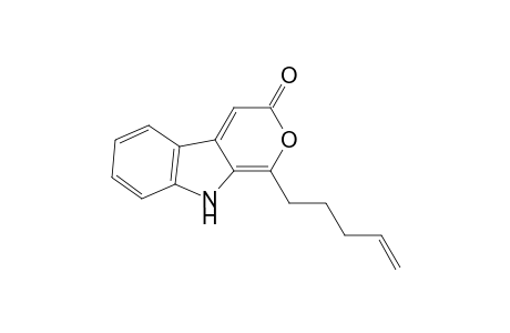 Pyrano[3,4-b]indol-3(9H)-one, 1-(4-pentenyl)-