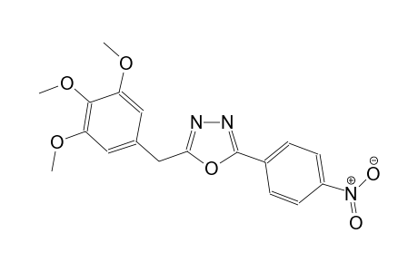 2-(4-nitrophenyl)-5-(3,4,5-trimethoxybenzyl)-1,3,4-oxadiazole