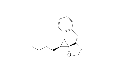 (1S*,3R*,7R*)-7-Benzyl-1-butyl-4-oxaspiro[2.4]heptane