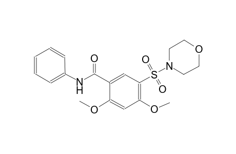 benzamide, 2,4-dimethoxy-5-(4-morpholinylsulfonyl)-N-phenyl-