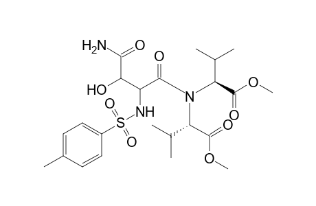 N,N-Bis[(S)-1-methoxycarbonylisopropylmethyl]-(2S/R,3S/R)-3-hydroxy-2-(tosylamino)succinic diamide isomer