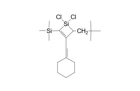 1,1-DICHLORO-2-TRIMETHYLSILYL-3-METHYLIDENCYCLOHEXYL-4-NEOPENTYL-1-SILACYCLOBUT-2-ENE