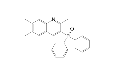 Diphenyl(2,6,7-trimethylquinolin-3-yl)phosphane oxide